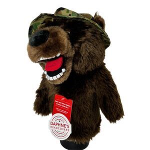 Military Bear Golf Driver Headcover - New Daphne's Driver Head Covers